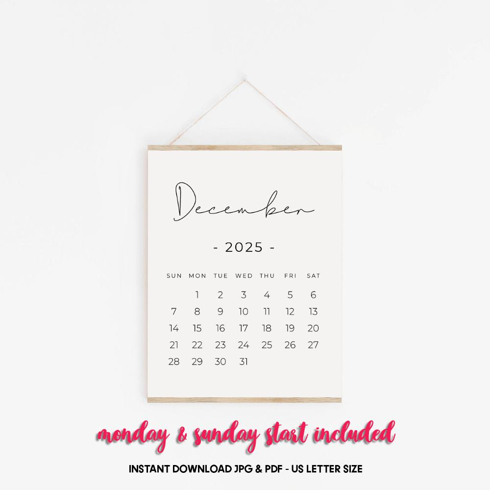 December 2025 Printable Calendar, Pregnancy Calendar Digital throughout Free Printable Pregnancy Announcement Calendar December 2025