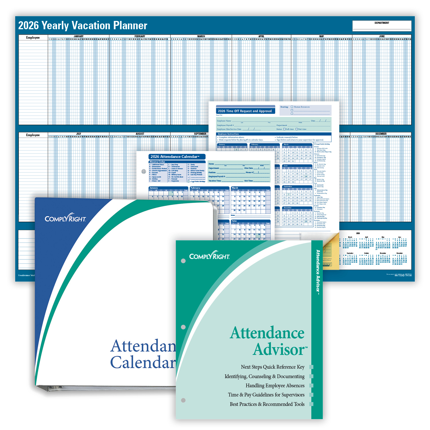 2026 Attendance Tracking Essentials Bundle | Hrdirect within All In 2026 Attendance