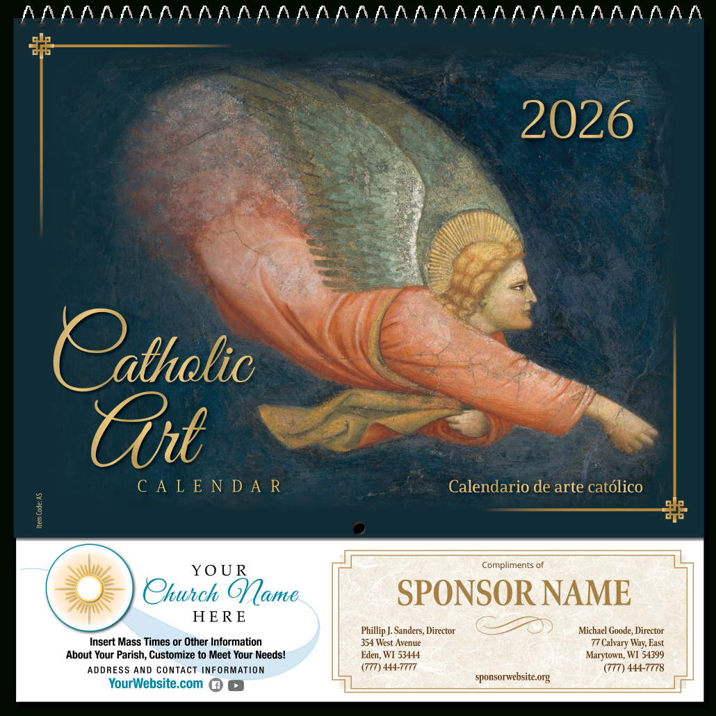 2026 Calendars | Blue Mound Graphics inside Catholic Wall Calendar 2026