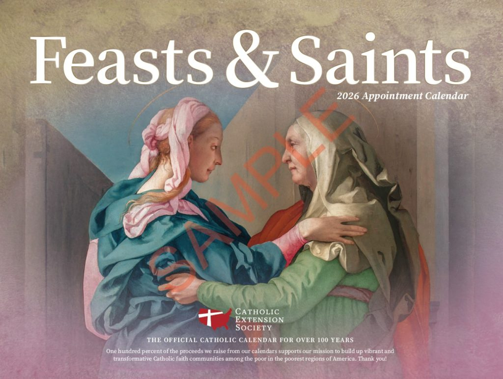 2026 Catholic Calendar - Catholic Extension Society inside Catholic Religious Calendar 2026