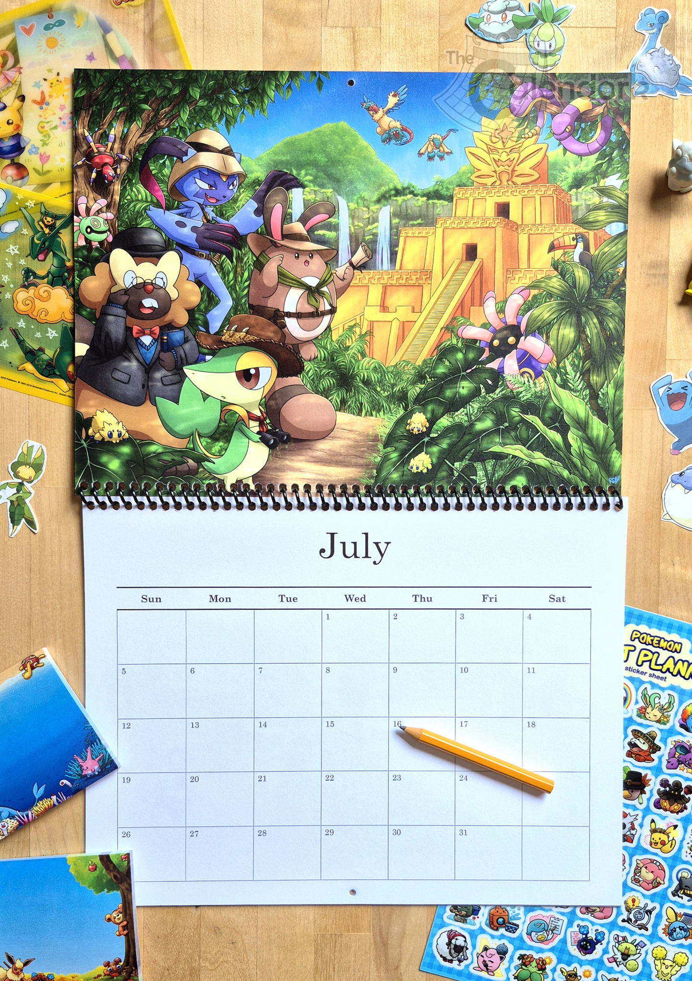 2026 Pokemon Wall Calendar within Pokemon Calendar 2026 Printable