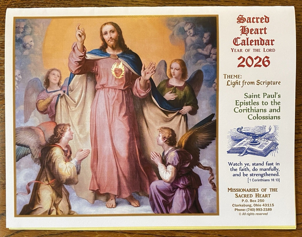 2026 ** Traditional Catholic Calendar | Ebay throughout Traditional Catholic Calendar 2026