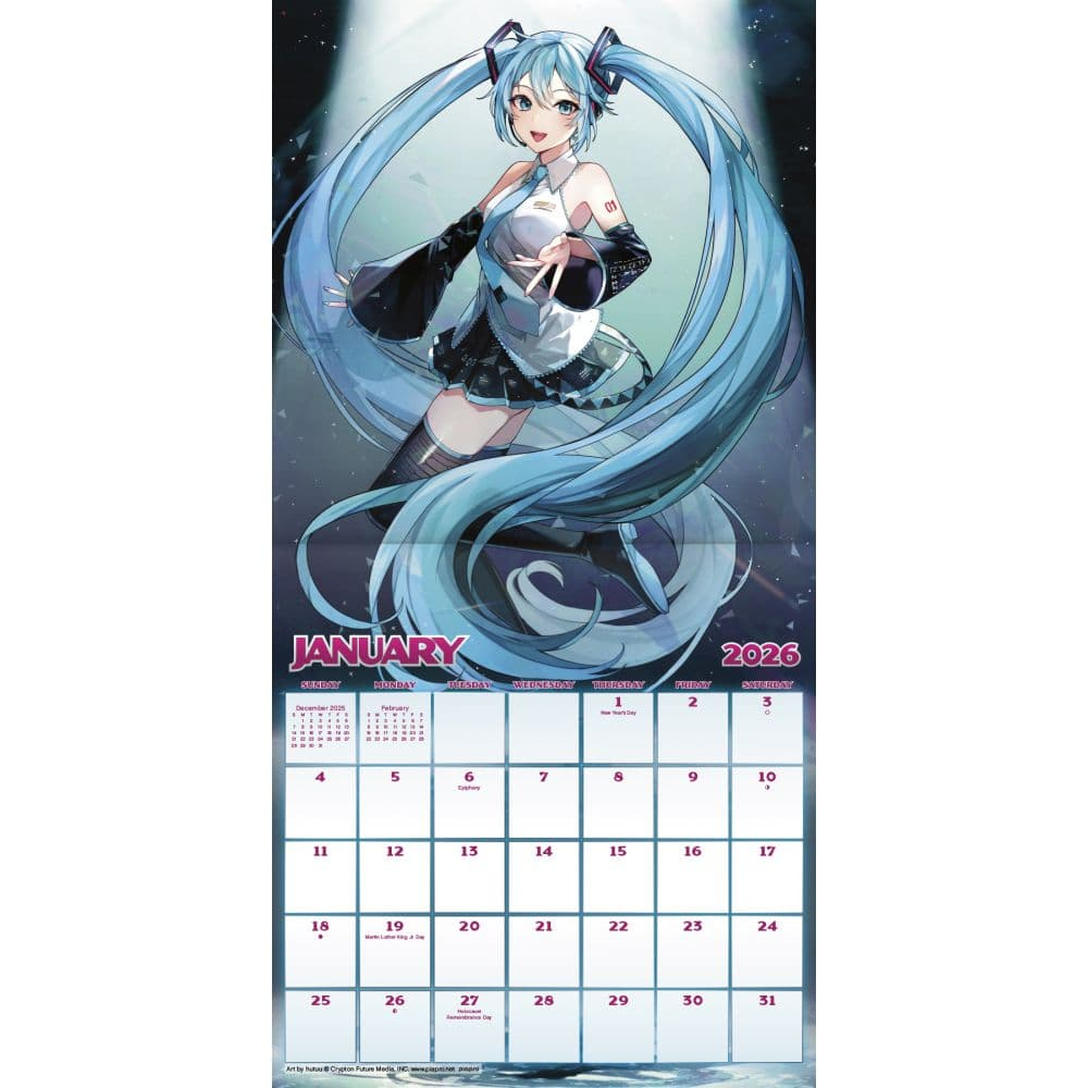 Anime 2026 Calendars – Manga &amp;amp; Japanese Animation - Calendars intended for Anime Calendar 2026 Printable