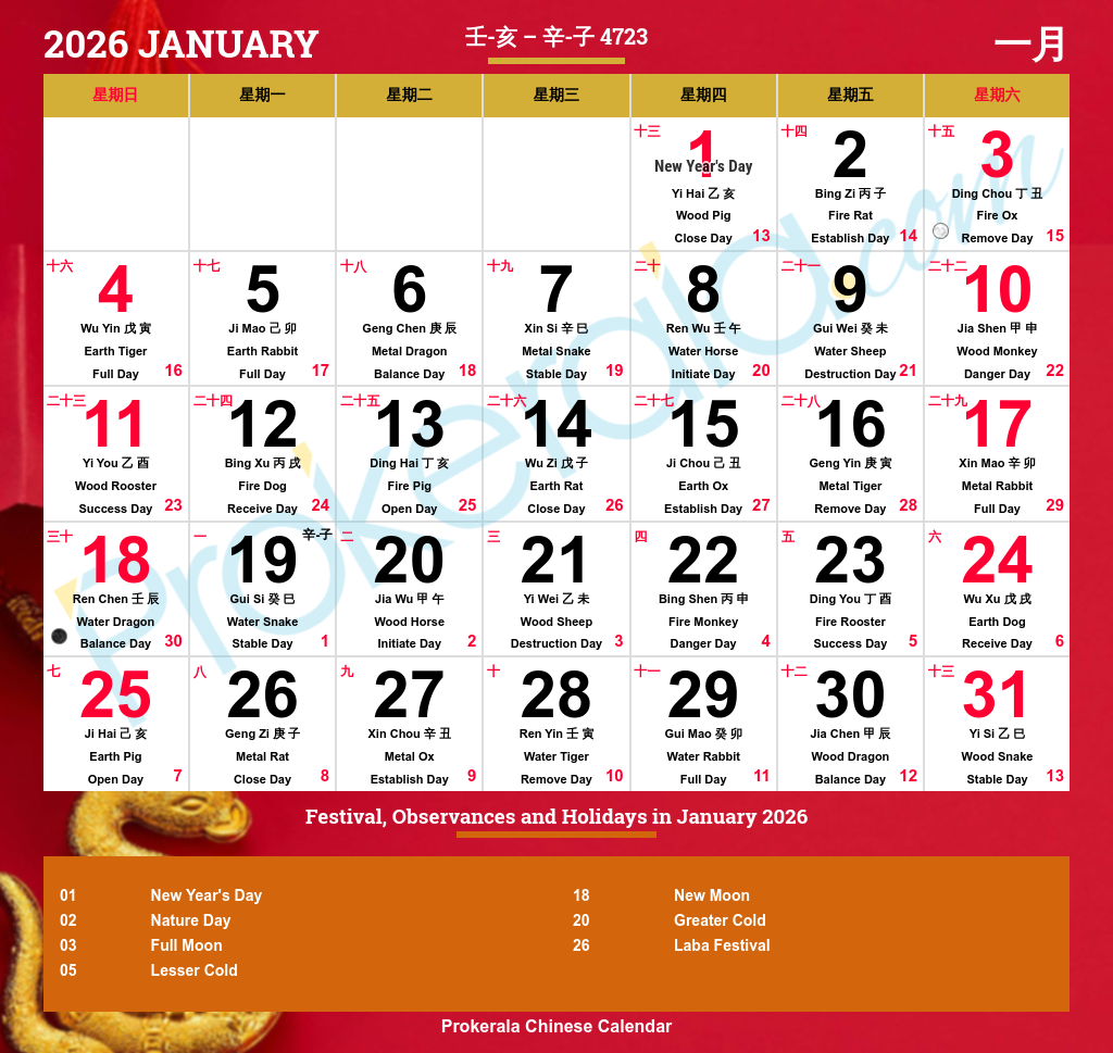 Chinese Calendar 2026 | Festivals | Holidays 2026 pertaining to Chinese Calendar Year 2026