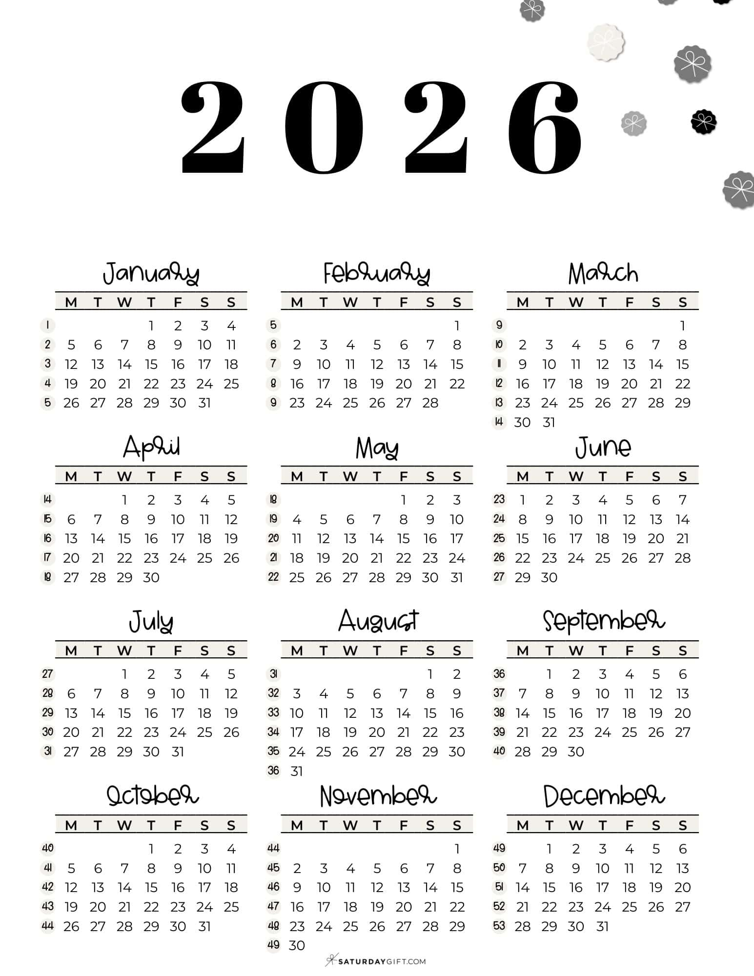 Current Day Number - What Day Of The Year Is It? with How Many Wednesdays Are There In 2026?