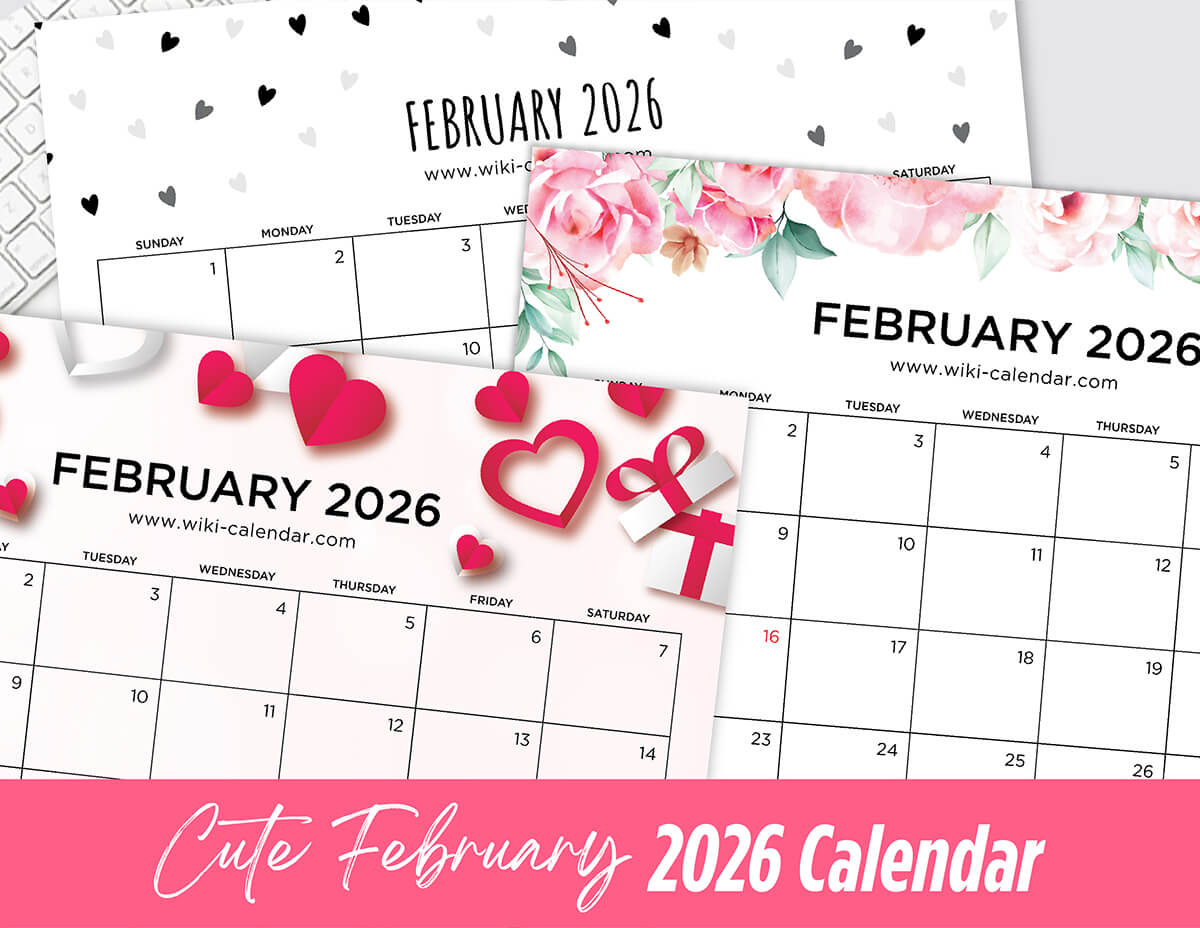 February 2026 Calendar - Printable Templates &amp;amp; More with regard to National Day Calendar February 2026