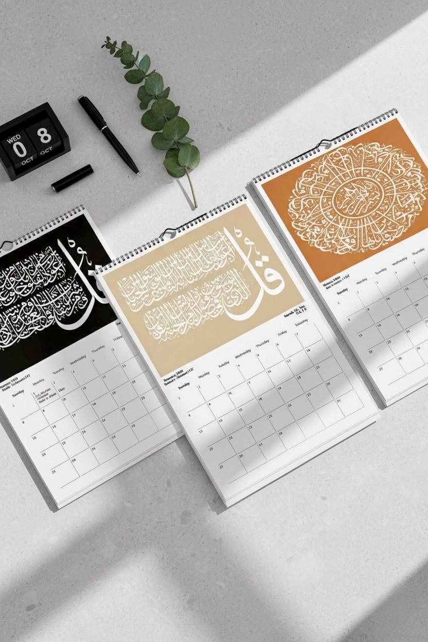 Islamic Calendar 2026 | Hijri 1447–1448 Wall Calendar | Arabic throughout Islamic Calendar 2026 Mauritius