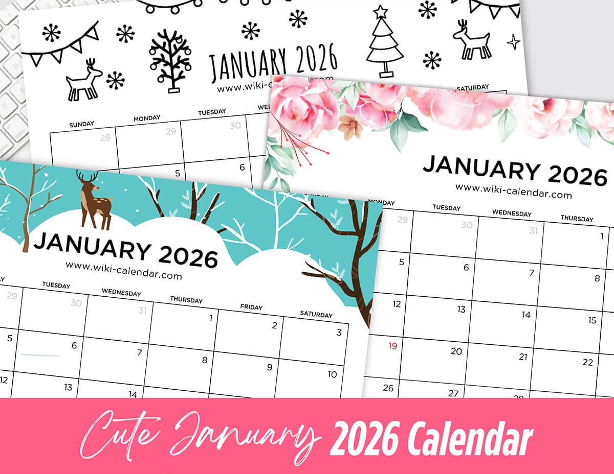 January 2026 Calendar - Printable Templates &amp;amp; More pertaining to January 2026 Calendar Printable Wiki