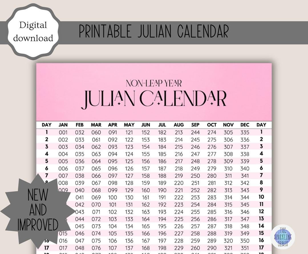 Month Julian Day Format Monthly Calendar Julian Date 310 2026 with regard to 2026 Monthly Calendar with Julian Dates