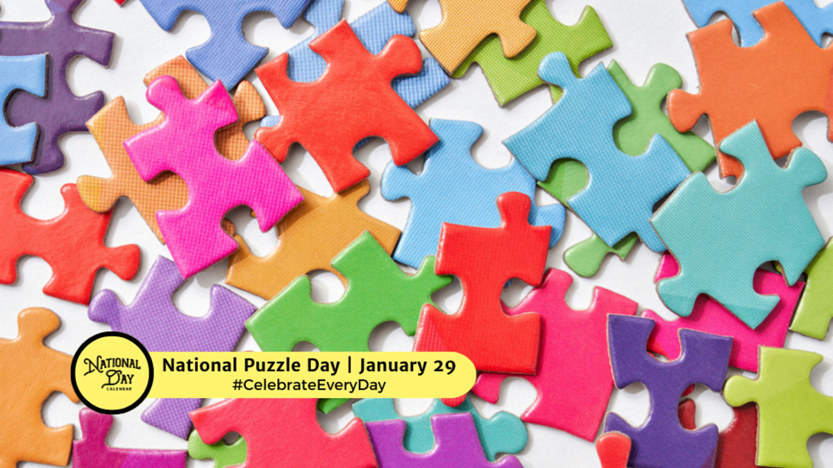 National Puzzle Day - January 29 - National Day Calendar throughout National Puzzle Day January 2026
