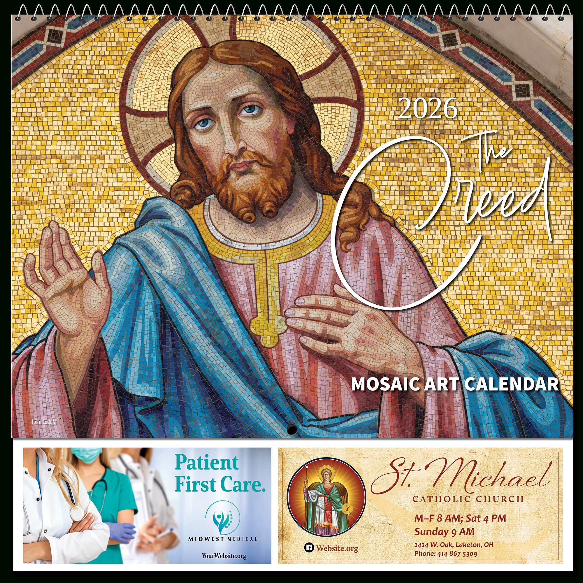 The Creed - English | Blue Mound Graphics inside Liturgical Calendar 2026 Cofe