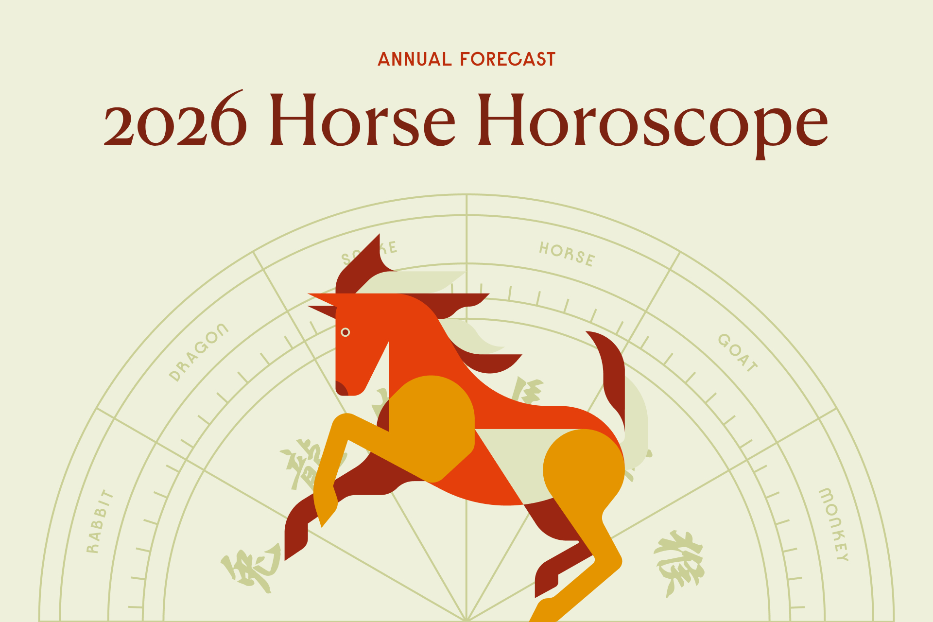 Year Of The Horse: Fortune, Personality, Horoscope (2026) with What Animal Chinese Calendar 2026?